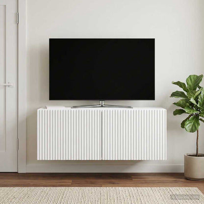 Wall-Mounted TV Cabinet White 78.5 x 31 x 30 cm Engineered Wood