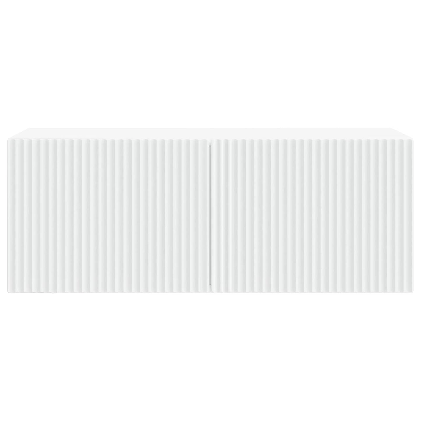 Wall-Mounted TV Cabinet White 78.5 x 31 x 30 cm Engineered Wood