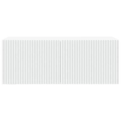 Wall-Mounted TV Cabinet White 78.5 x 31 x 30 cm Engineered Wood