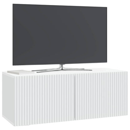 Wall-Mounted TV Cabinet White 78.5 x 31 x 30 cm Engineered Wood