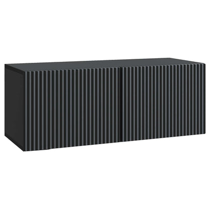 Wall-Mounted TV Cabinet Black 78.5 x 31 x 30 cm Engineered Wood
