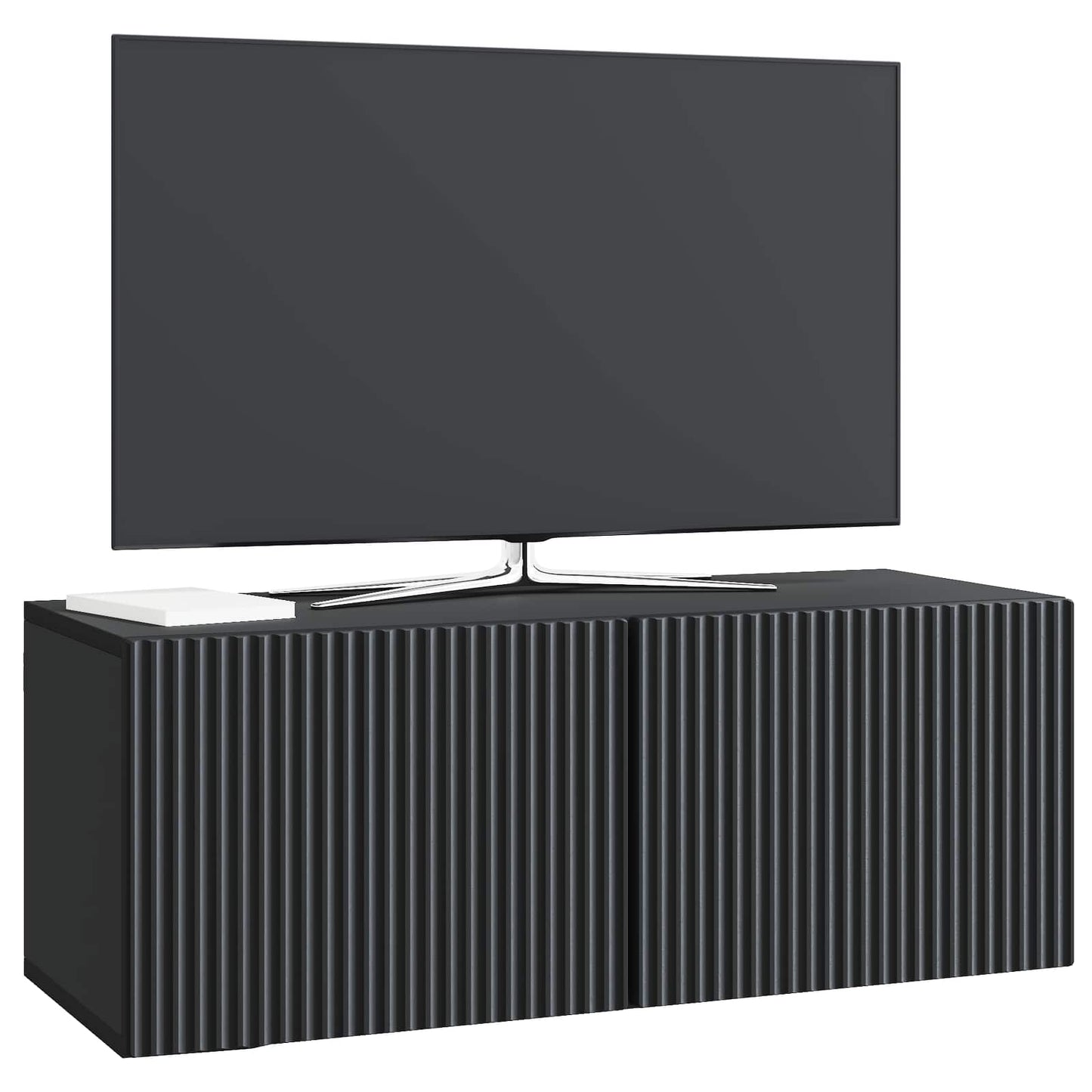 Wall-Mounted TV Cabinet Black 78.5 x 31 x 30 cm Engineered Wood