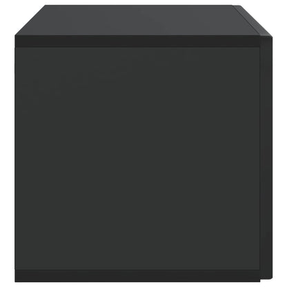 Wall-Mounted TV Cabinet Black 78.5 x 31 x 30 cm Engineered Wood