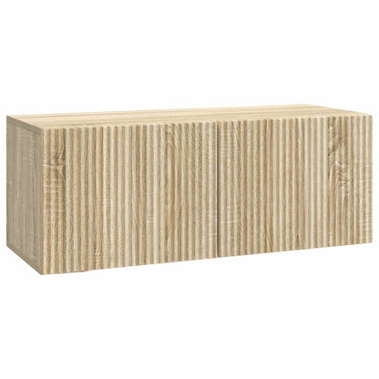 Wall-Mounted TV Cabinet Sonoma Oak 78.5 x 31 x 30 cm