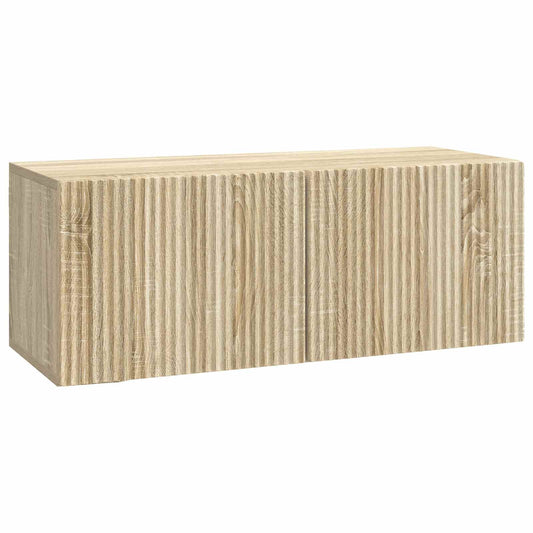 Wall-Mounted TV Cabinet Sonoma Oak 78.5 x 31 x 30 cm