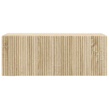 Wall-Mounted TV Cabinet Sonoma Oak 78.5 x 31 x 30 cm