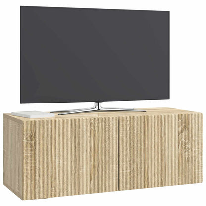 Wall-Mounted TV Cabinet Sonoma Oak 78.5 x 31 x 30 cm