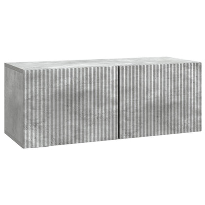 Wall-Mounted TV Cabinet Concrete Grey 78.5 x 31 x 30 cm