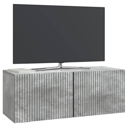 Wall-Mounted TV Cabinet Concrete Grey 78.5 x 31 x 30 cm
