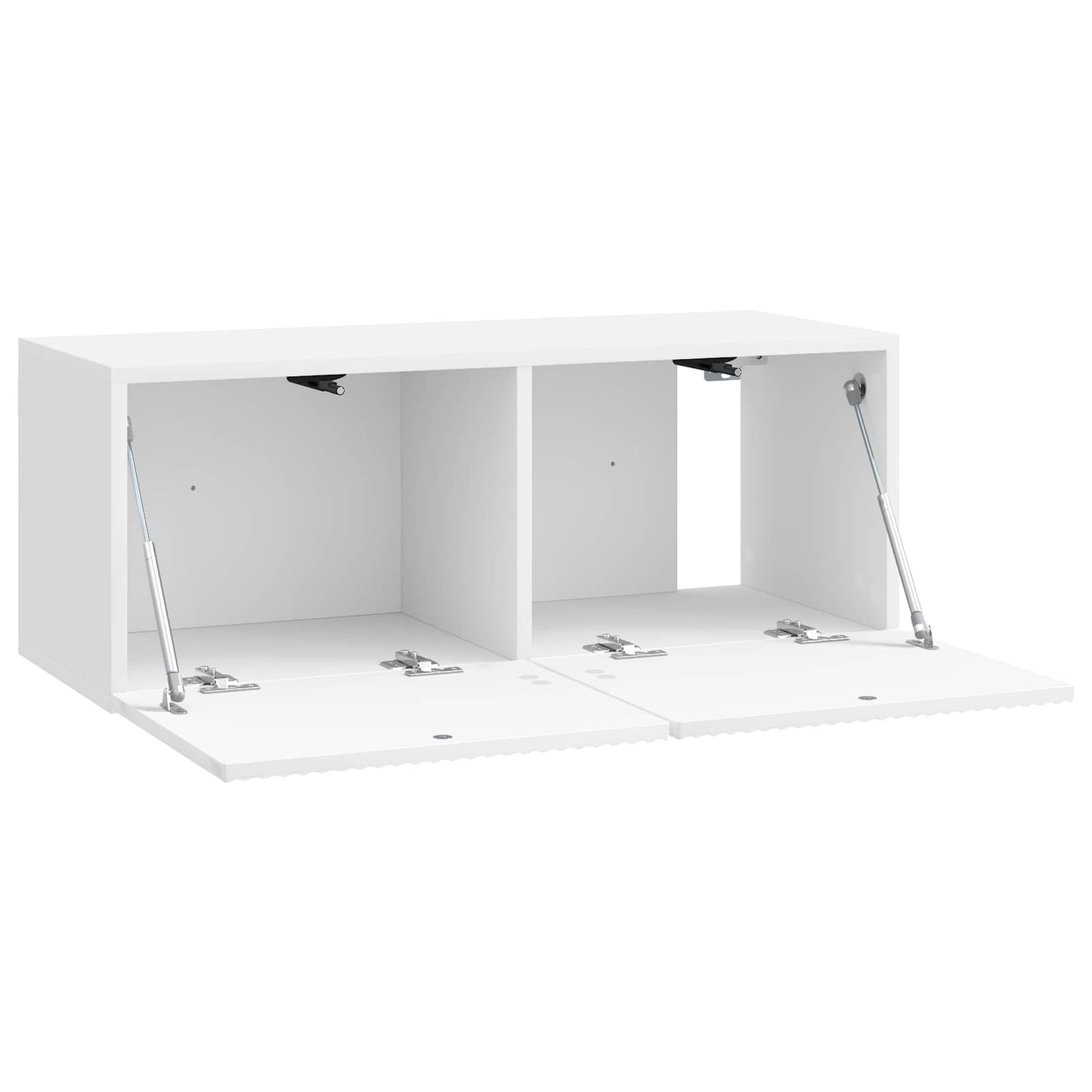 Wall-Mounted TV Cabinet High Gloss White 78.5 x 31 x 30 cm