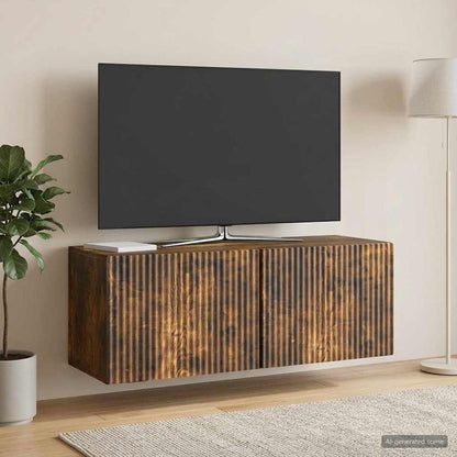 Wall-Mounted TV Cabinet Smoked Oak 78.5 x 31 x 30 cm