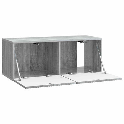 Wall-Mounted TV Cabinet Grey Sonoma 78.5 x 31 x 30 cm