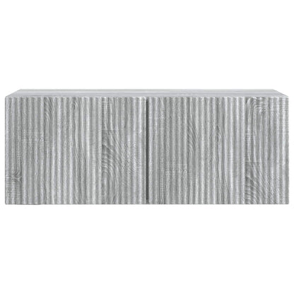 Wall-Mounted TV Cabinet Grey Sonoma 78.5 x 31 x 30 cm