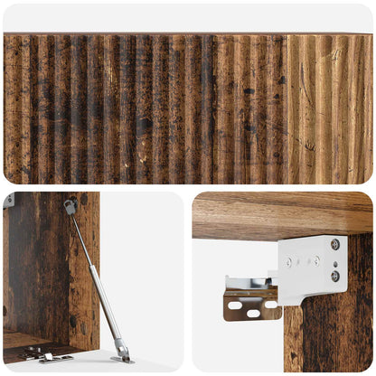 Wall-Mounted TV Cabinet Wall-mounted Old Wood 78.5 x 31 x 30 cm