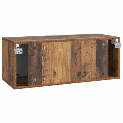 Wall-Mounted TV Cabinet Wall-mounted Old Wood 78.5 x 31 x 30 cm