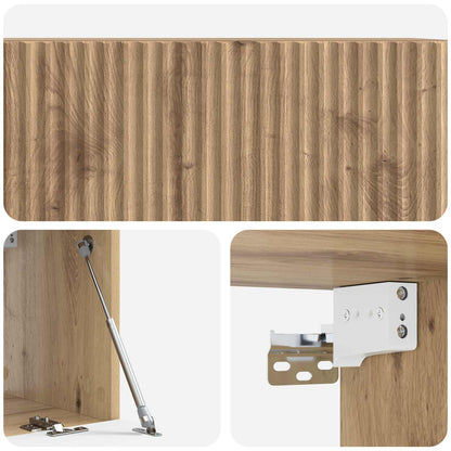 Wall-Mounted TV Cabinet Artisan Oak 78.5 x 31 x 30 cm