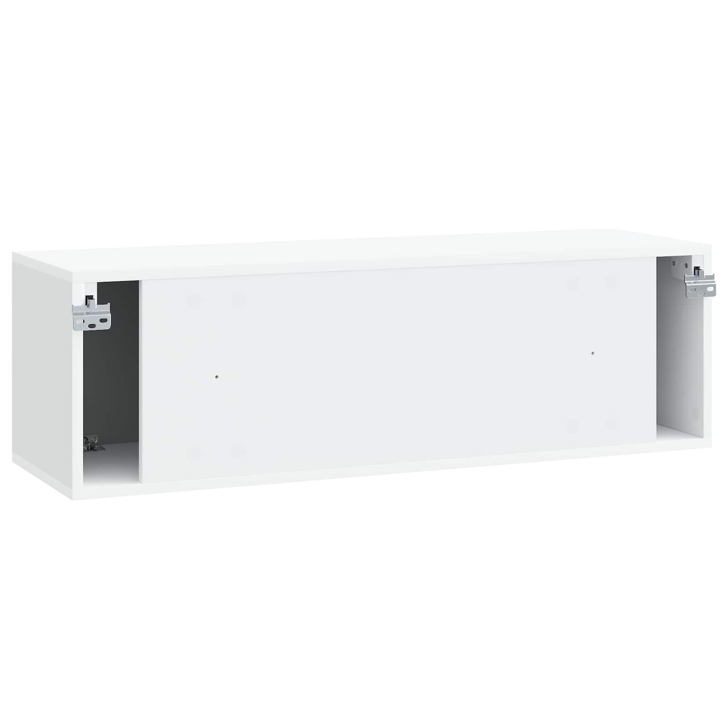 Wall-Mounted TV Cabinet White 98 x 31 x 30 cm Engineered Wood