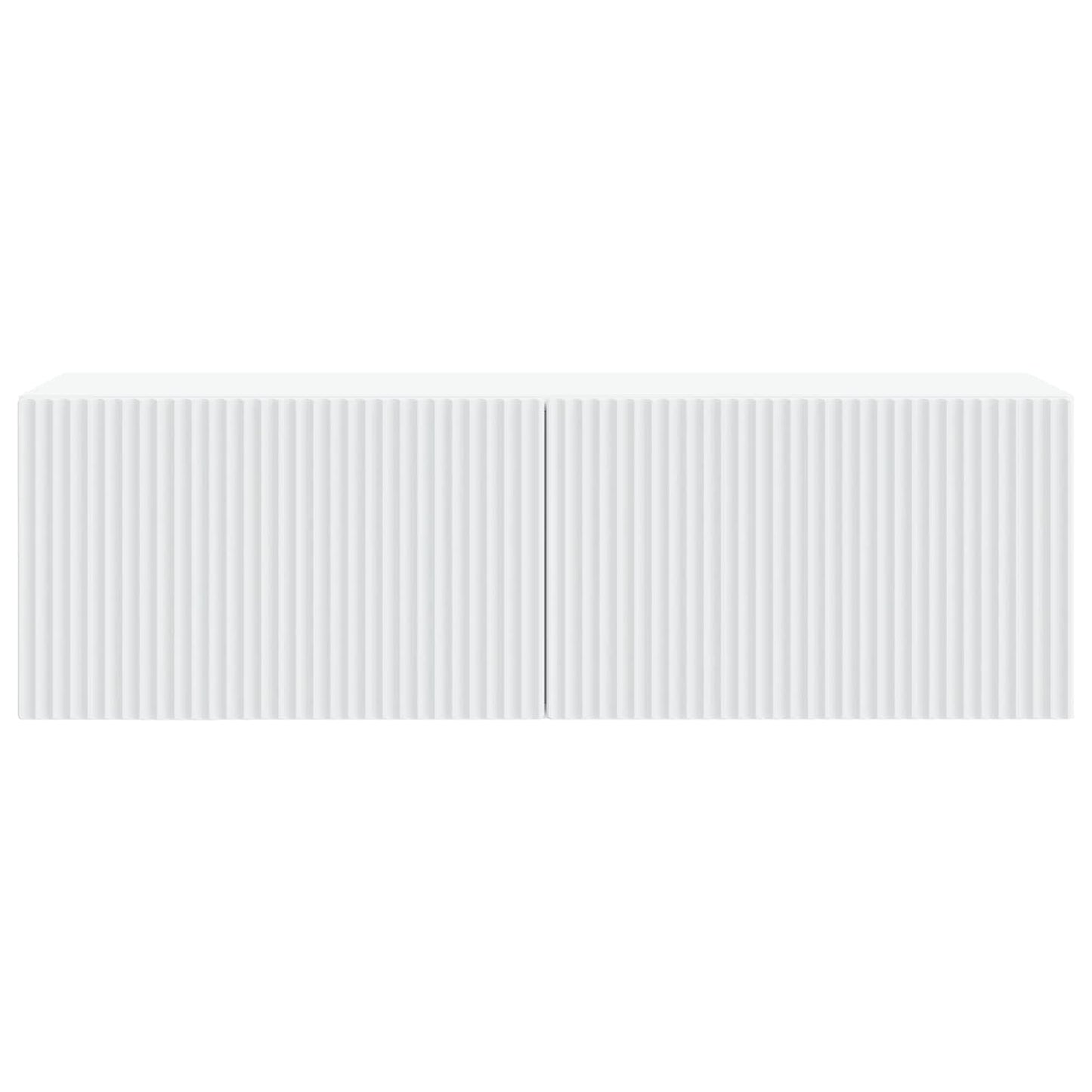 Wall-Mounted TV Cabinet White 98 x 31 x 30 cm Engineered Wood