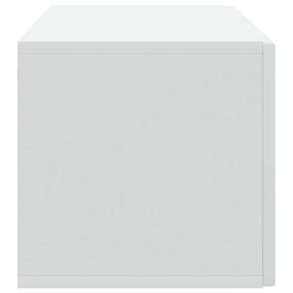 Wall-Mounted TV Cabinet White 98 x 31 x 30 cm Engineered Wood
