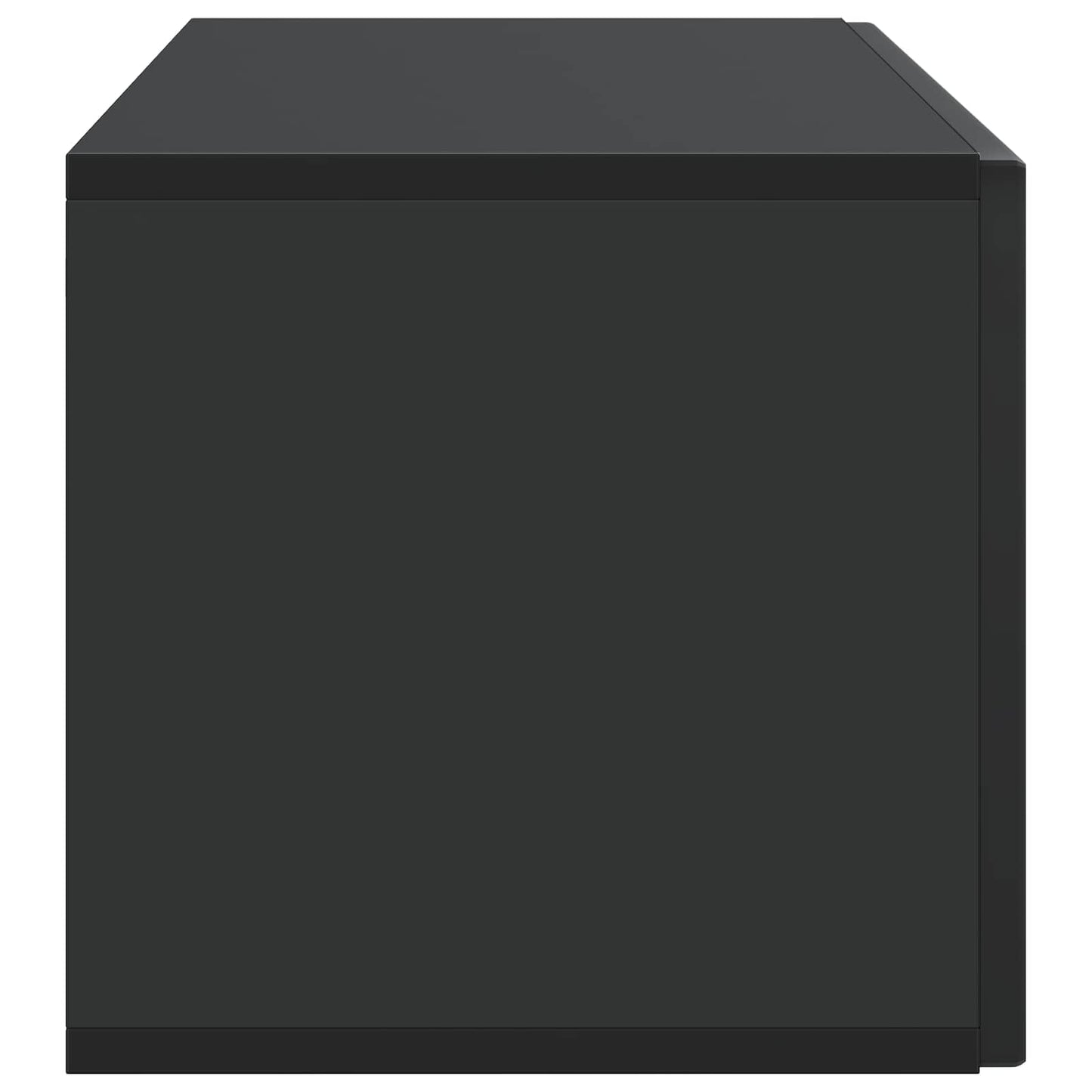 Wall-Mounted TV Cabinet Black 98 x 31 x 30 cm Engineered Wood
