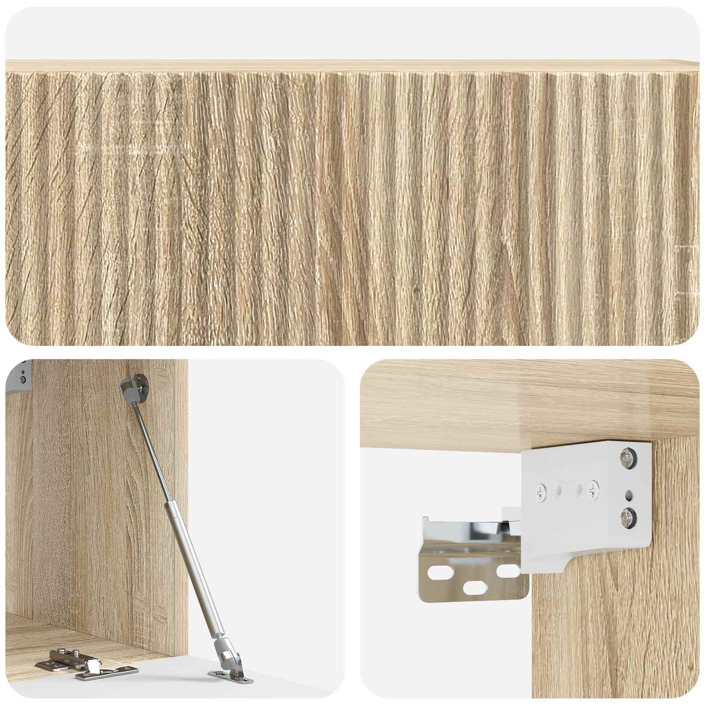 Wall-Mounted TV Cabinet Wall-mounted Sonoma Oak 98 x 31 x 30 cm