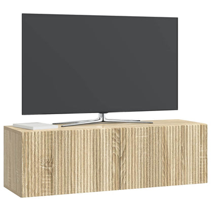Wall-Mounted TV Cabinet Wall-mounted Sonoma Oak 98 x 31 x 30 cm