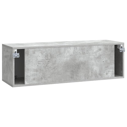 Wall-Mounted TV Cabinet Concrete Grey 98 x 31 x 30 cm