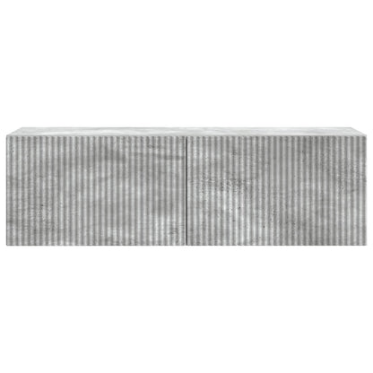 Wall-Mounted TV Cabinet Concrete Grey 98 x 31 x 30 cm