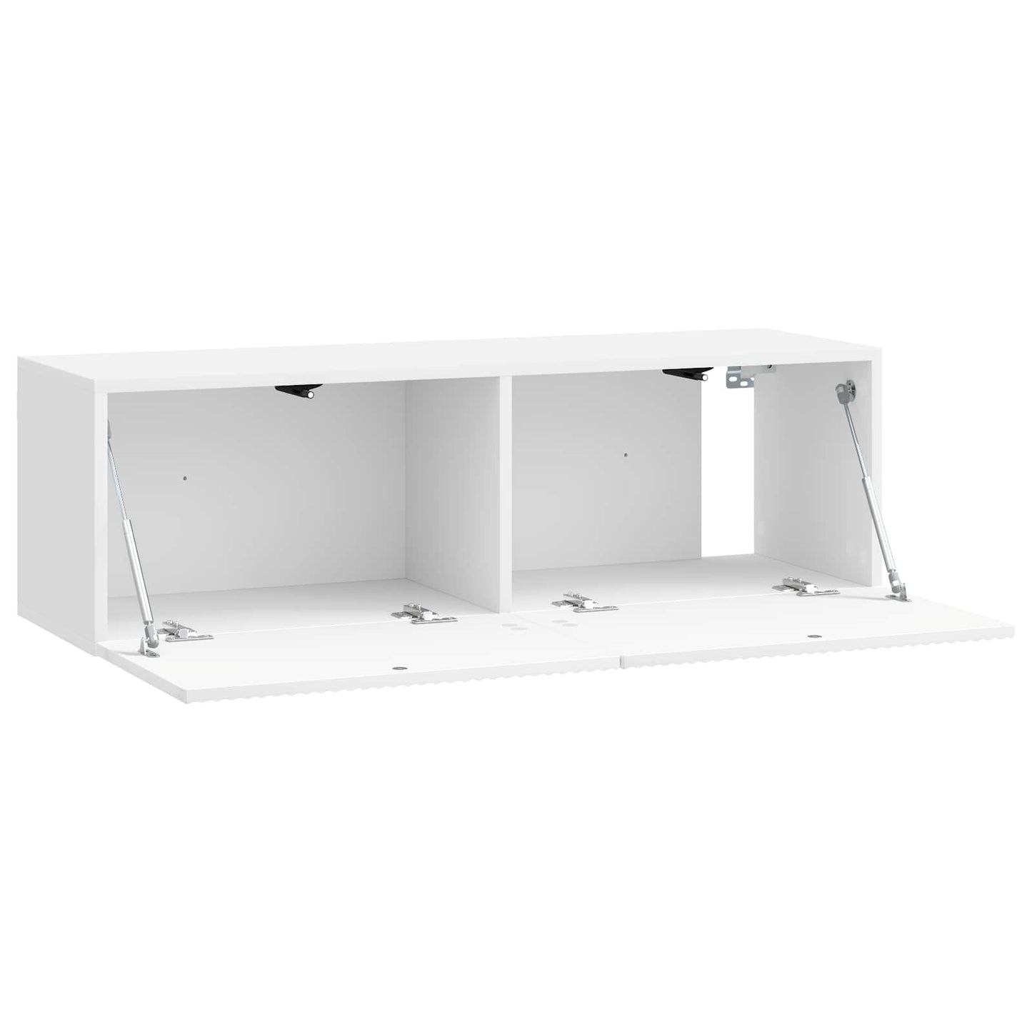 Wall-Mounted TV Cabinet High Gloss White 98 x 31 x 30 cm