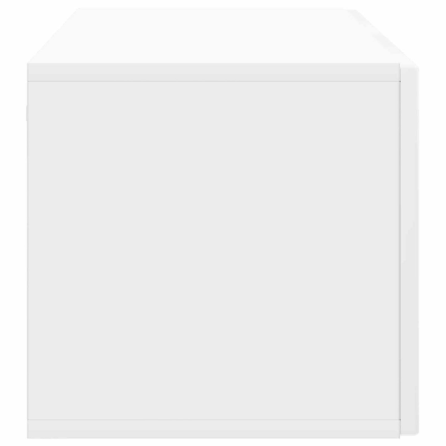 Wall-Mounted TV Cabinet High Gloss White 98 x 31 x 30 cm