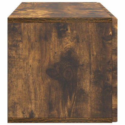 Wall-Mounted TV Cabinet Wall-mounted Smoked Oak 98 x 31 x 30 cm