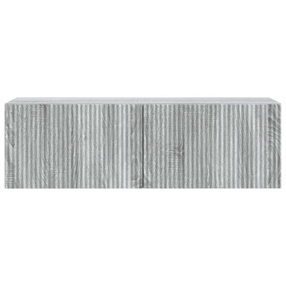 Wall-Mounted TV Cabinet Grey Sonoma 98 x 31 x 30 cm