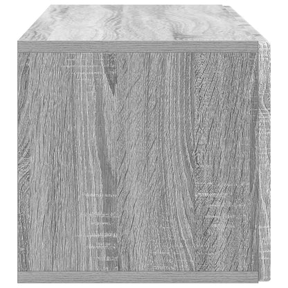 Wall-Mounted TV Cabinet Grey Sonoma 98 x 31 x 30 cm