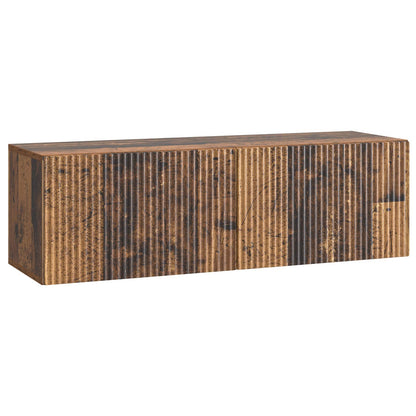 Wall-Mounted TV Cabinet Wall-mounted Old Wood 98 x 31 x 30 cm