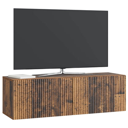 Wall-Mounted TV Cabinet Wall-mounted Old Wood 98 x 31 x 30 cm
