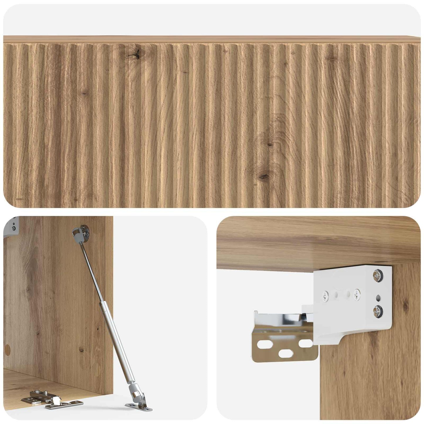 Wall-Mounted TV Cabinet Artisan Oak 98 x 31 x 30 cm