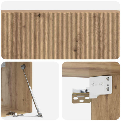 Wall-Mounted TV Cabinet Artisan Oak 98 x 31 x 30 cm