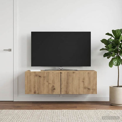 Wall-Mounted TV Cabinet Artisan Oak 98 x 31 x 30 cm