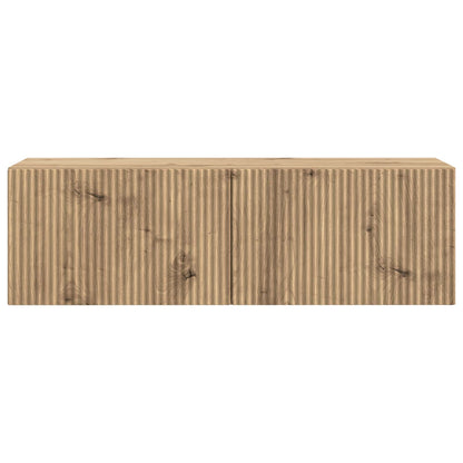 Wall-Mounted TV Cabinet Artisan Oak 98 x 31 x 30 cm