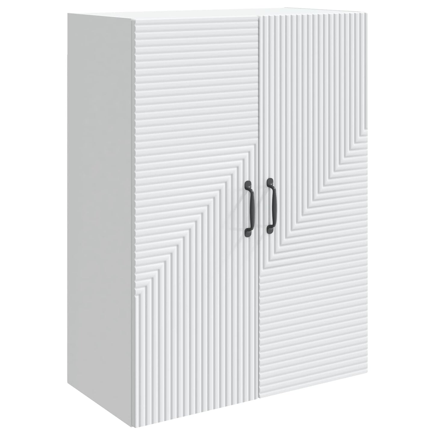 Wall-Mounted Cabinet White 66 x 34.5 x 90 cm Engineered Wood