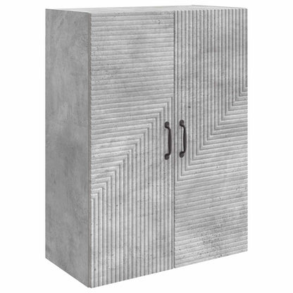 Wall-Mounted Cabinet Concrete Grey 66 x 34.5 x 90 cm