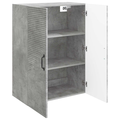 Wall-Mounted Cabinet Concrete Grey 66 x 34.5 x 90 cm