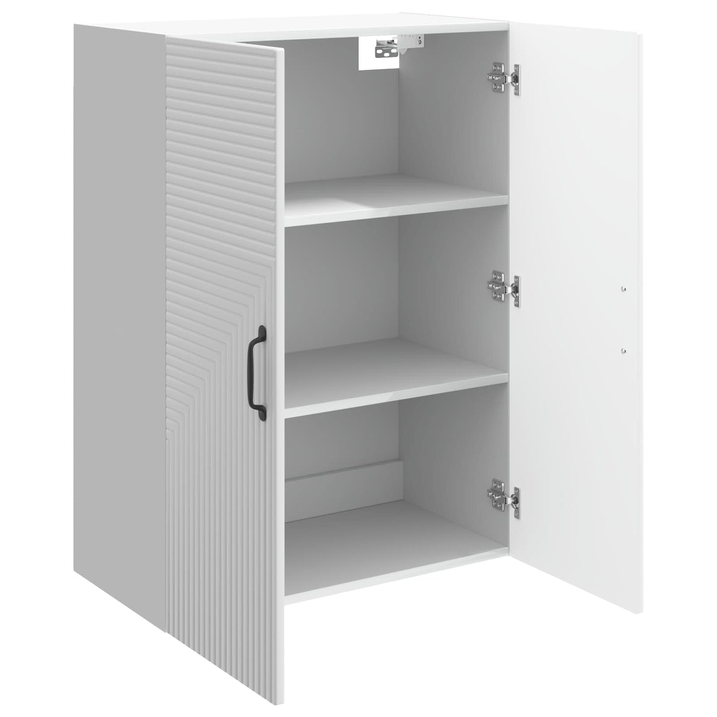 Wall-Mounted Cabinet High Gloss White 66 x 34.5 x 90 cm