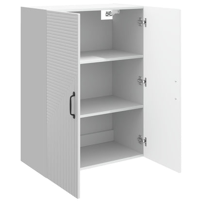 Wall-Mounted Cabinet High Gloss White 66 x 34.5 x 90 cm