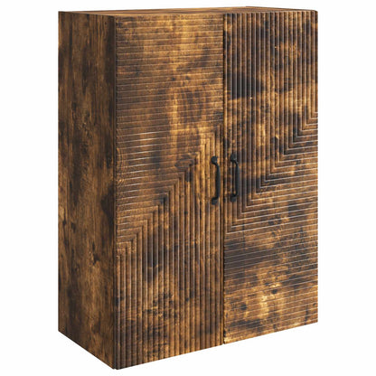 Wall-Mounted Cabinet Smoked Oak 66 x 34.5 x 90 cm
