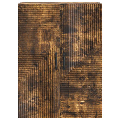 Wall-Mounted Cabinet Smoked Oak 66 x 34.5 x 90 cm