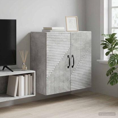 Wall-Mounted Cabinet Concrete Grey 59 x 31 x 60 cm