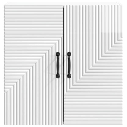 Wall-Mounted Cabinet High Gloss White 59 x 31 x 60 cm