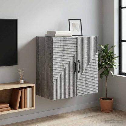 Wall-Mounted Cabinet Grey Sonoma 59 x 31 x 60 cm
