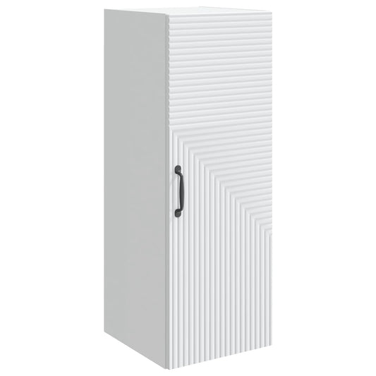 Wall-Mounted Cabinet White 33 x 34.5 x 90 cm Engineered Wood